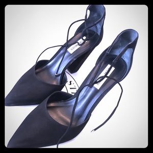 Steve Madden Black Leather High Heels